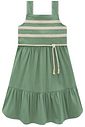 Vestido em linho com elastano 97542 Infanti Infantil Menina Vestido em linho com elastano 97542 Infanti Infantil Menina