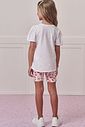 Conjunto de blusa em meia malha e bermuda biker em fly tech 98716 Infanti Infantil Menina Conjunto de blusa em meia malha e bermuda biker em fly tech 98716 Infanti Infantil Menina