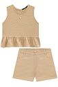 Conjunto de bata e shorts em sarja com elastano 96242 Lilimoon Teen Menina