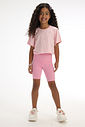 Bermuda biker em cotton 94344 Kukiê Infantil Menina Bermuda biker em cotton 94344 Kukiê Infantil Menina