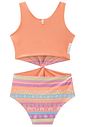 Maiô reversível em malha UV dry com proteção UV 50+ 95925 Infanti Infantil Menina Maiô reversível em malha UV dry com proteção UV 50+ 95925 Infanti Infantil Menina