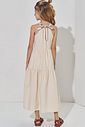 Vestido em linho com elastano 98896 Vic Teen Menina Vestido em linho com elastano 98896 Vic Teen Menina