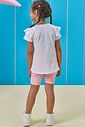 Conjunto de blusa em meia malha e bermuda biker em molecotton 95090 Kukiê Infantil Menina Conjunto de blusa em meia malha e bermuda biker em molecotton 95090 Kukiê Infantil Menina