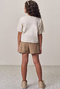 Conjunto de blusa em meia malha e short saia em sarja com elastano 98787 Lilimoon Teen Menina Conjunto de blusa em meia malha e short saia em sarja com elastano 98787 Lilimoon Teen Menina