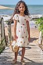 Vestido em viscose bordado 96423 Infanti Infantil Menina Vestido em viscose bordado 96423 Infanti Infantil Menina
