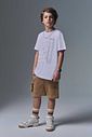 Bermuda em molevisco com elastano 97020 Johnny Fox Teen Menino