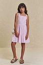 Vestido em alfaiataria stripes 94877 Lilimoon Teen Menina Vestido em alfaiataria stripes 94877 Lilimoon Teen Menina