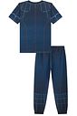 Conjunto de pijama com camiseta e calça em malha power 97068 LucBoo Infantil Menino Conjunto de pijama com camiseta e calça em malha power 97068 LucBoo Infantil Menino