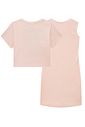 Vestido em canelado liz e blusa de sobreposição em meia malha 94618 Lilimoon Teen Menina Vestido em canelado liz e blusa de sobreposição em meia malha 94618 Lilimoon Teen Menina