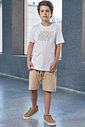 Camiseta em meia malha 97855 Johnny Fox Teen Menino Camiseta em meia malha 97855 Johnny Fox Teen Menino