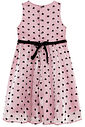 Vestido em chiffon corações 96568 Kukiê Infantil Menina
