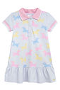 Vestido em piquet com elastano 94958 Kukiê Infantil Menina
