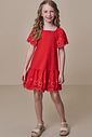 Vestido em cotton 15797 Kukiê Infantil Menina Vestido em cotton 15797 Kukiê Infantil Menina