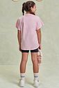 Conjunto de camiseta over em meia malha e shorts em malha poliamida com proteção UV 50+ 96493 Lilimoon Teen Menina Conjunto de camiseta over em meia malha e shorts em malha poliamida com proteção UV 50+ 96493 Lilimoon Teen Menina