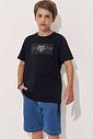 Bermuda em jeans squash com elastano 97818 Johnny Fox Teen Menino Bermuda em jeans squash com elastano 97818 Johnny Fox Teen Menino