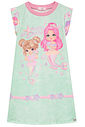 Vestido em molecotton 95575 Kukiê Infantil Menina Vestido em molecotton 95575 Kukiê Infantil Menina