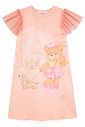 Vestido em molecotton 96519 Kukiê Infantil Menina Vestido em molecotton 96519 Kukiê Infantil Menina
