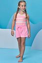 Conjunto de maiô em malha UV dry com proteção UV 50+ com shorts em malha atoalhada 96220 Infanti Infantil Menina Conjunto de maiô em malha UV dry com proteção UV 50+ com shorts em malha atoalhada 96220 Infanti Infantil Menina