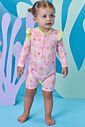 Macacão em malha UV dry com proteção UV 50+ 99154 Infanti Bebê Menina Macacão em malha UV dry com proteção UV 50+ 99154 Infanti Bebê Menina