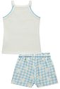 Conjunto de regata em canelado e shorts em malha textura 98456 Kukiê Infantil Menina Conjunto de regata em canelado e shorts em malha textura 98456 Kukiê Infantil Menina