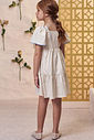 Vestido em linho santorini com elastano 99685 Kukiê Infantil Menina Vestido em linho santorini com elastano 99685 Kukiê Infantil Menina