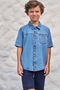 Camisa em jeans teca 99377 LucBoo Infantil Menino Camisa em jeans teca 99377 LucBoo Infantil Menino