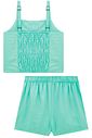 Conjunto de regata e short saia em alfaiataria fresh 98211 Vic Teen Menina
