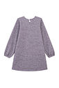Vestido em malha shine e molecotton 92643 Kukiê Infantil Menina
