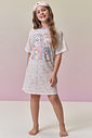 Camisola em malha fresh, acompanha sleep mask 95075 Vic Teen Menina