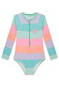 Maiô em malha UV dry com proteção UV 50+ 93164 Infanti Infantil Menina