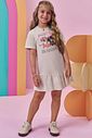 Vestido em meia malha 99642 Kukiê Infantil Menina