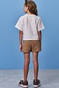 Conjunto de blusa em meia malha e short saia em moletom sem pelúcia 98252 Vic Teen Menina Conjunto de blusa em meia malha e short saia em moletom sem pelúcia 98252 Vic Teen Menina