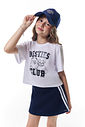 Conjunto de blusa em meia malha e saia em soft line com shorts embutido 96912 Vic Teen Menina Conjunto de blusa em meia malha e saia em soft line com shorts embutido 96912 Vic Teen Menina