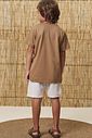 Conjunto de camiseta em meia malha e bermuda em moletom linho sem pelúcia 99004 LucBoo Infantil Menino Conjunto de camiseta em meia malha e bermuda em moletom linho sem pelúcia 99004 LucBoo Infantil Menino