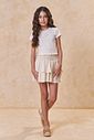 Conjunto de blusa em canelado liz e saia em linho deluxe com shorts embutido 95213 Lilimoon Teen Menina Conjunto de blusa em canelado liz e saia em linho deluxe com shorts embutido 95213 Lilimoon Teen Menina
