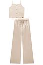 Conjunto de top e calça em linho santorini 99457 Lilimoon Teen Menina Conjunto de top e calça em linho santorini 99457 Lilimoon Teen Menina