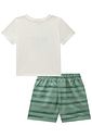 Conjunto de camiseta em meia malha e bermuda em linho santorine com elastano 92885 LucBoo Bebê Menino Conjunto de camiseta em meia malha e bermuda em linho santorine com elastano 92885 LucBoo Bebê Menino