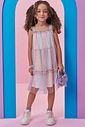 Vestido em tule foil degradê 99637 Kukiê Infantil Menina Vestido em tule foil degradê 99637 Kukiê Infantil Menina