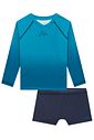 Conjunto de camiseta e sunga em malha uv dry com proteção UV50+ 99024 Johnny Fox Teen Menino