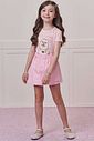 Short saia em sarja com elastano 98764 Infanti Infantil Menina