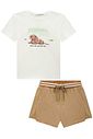 Conjunto de blusa em cotton e shorts em molevisco 95904 Lilimoon Teen Menina