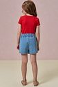 Short saia em jeans com elastano 94639 Infanti Infantil Menina Short saia em jeans com elastano 94639 Infanti Infantil Menina