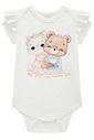 Body em cotton 94936 Infanti Bebê Menina