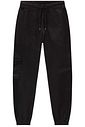Calça jogger em sarja squash com elastano 90109 Johnny Fox Teen Menino