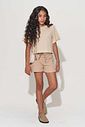 Shorts em sarja com elastano 94607 Lilimoon Teen Menina Shorts em sarja com elastano 94607 Lilimoon Teen Menina