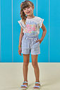Shorts em sarja com elastano 94823 Kukiê Infantil Menina Shorts em sarja com elastano 94823 Kukiê Infantil Menina