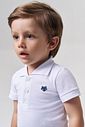 Body polo em piquet com elastano 94846 Johnny Fox Bebê Menino