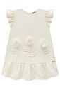 Vestido em sarja com elastano 97161 Infanti Infantil Menina Vestido em sarja com elastano 97161 Infanti Infantil Menina