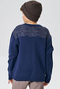 Blusão em tricot 100% algodão 87710 Johnny Fox Teen Menino