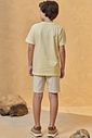 Bermuda em sarja stretch com elastano 96375 Johnny Fox Teen Menino Bermuda em sarja stretch com elastano 96375 Johnny Fox Teen Menino
